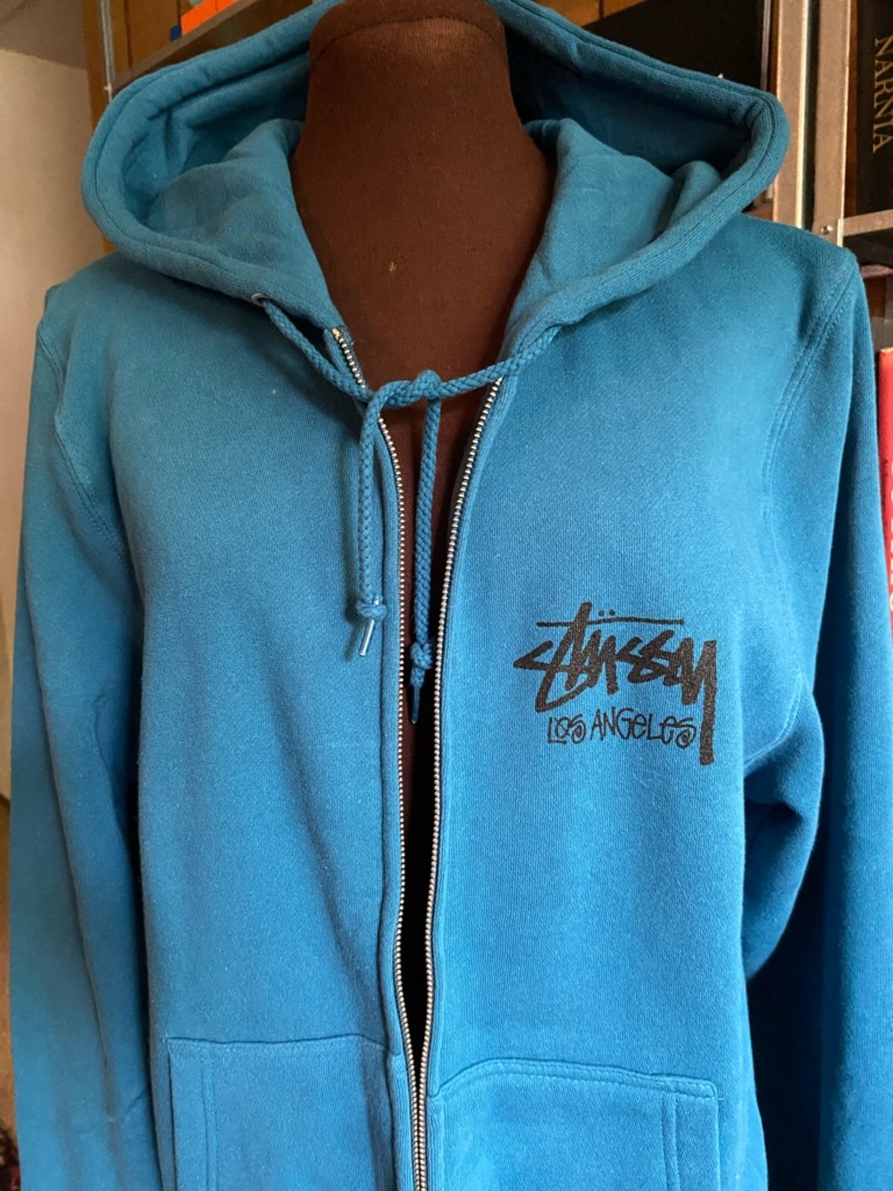 🆕 STUSSY Hoodie Stüssy LA Chapter Hooded Full zip up Sweatshirt crazy rare - Picture 11 of 11